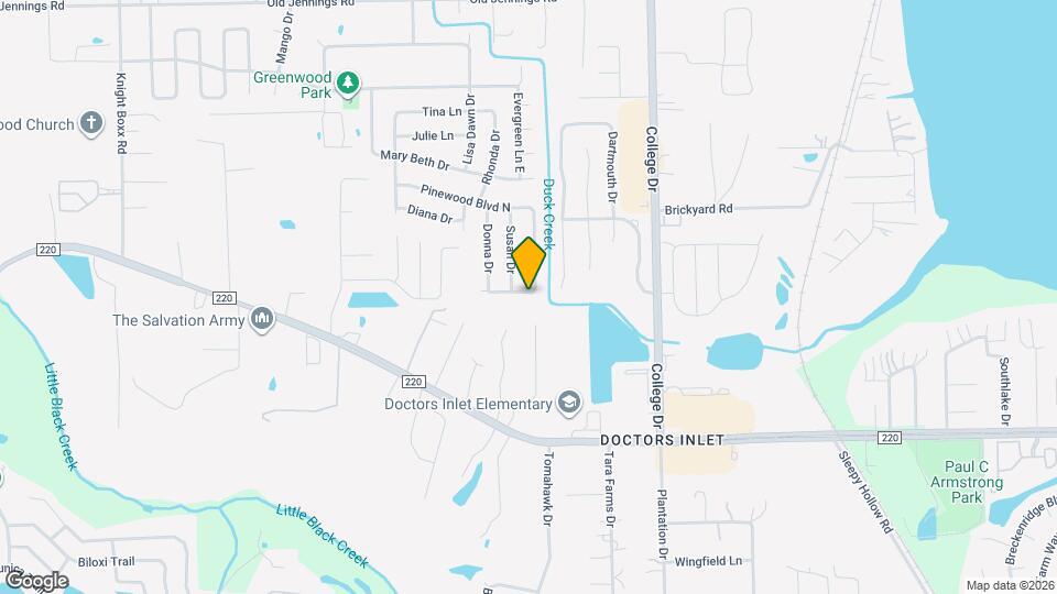 2634 Pinewood Blvd Map and Location Details