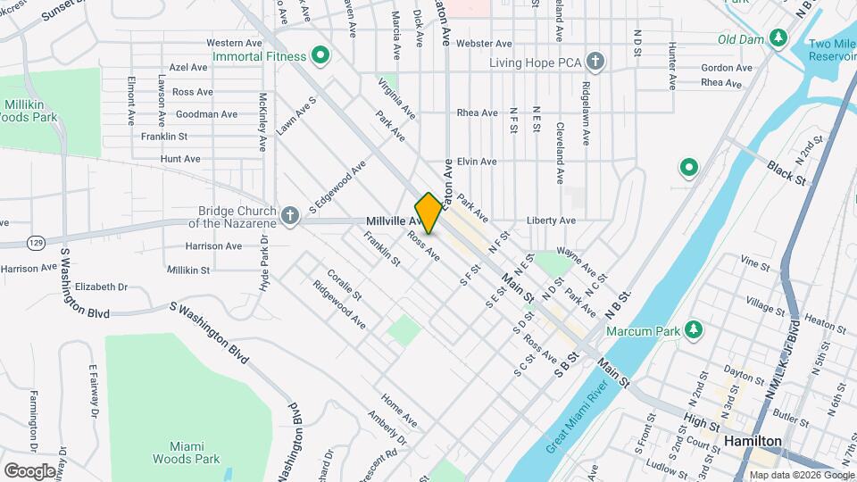 626 Ross Ave Mapa y Detalles de la Ubicación