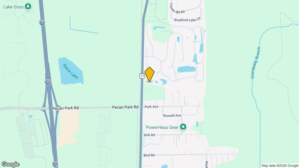 15582 Moss Hollow Dr Mapa y Detalles de la Ubicación