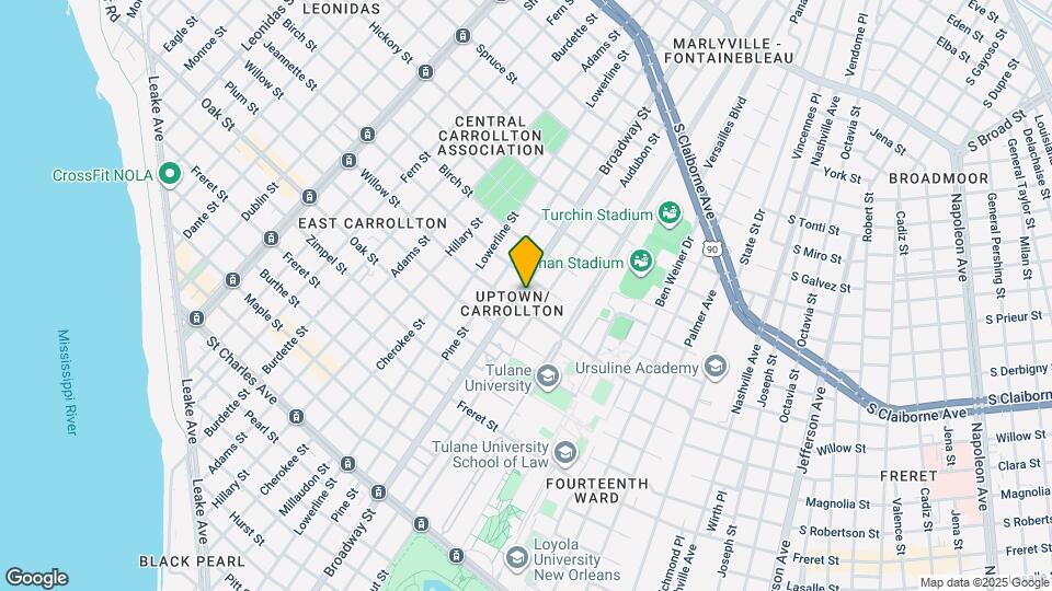 1415 Broadway St Map and Location Details