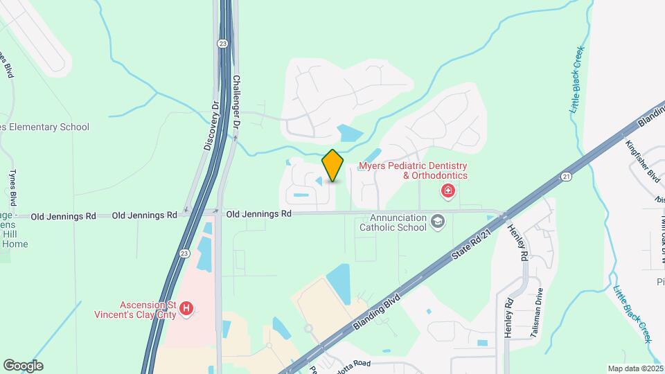 1127 Summer Springs Drive Map and Location Details