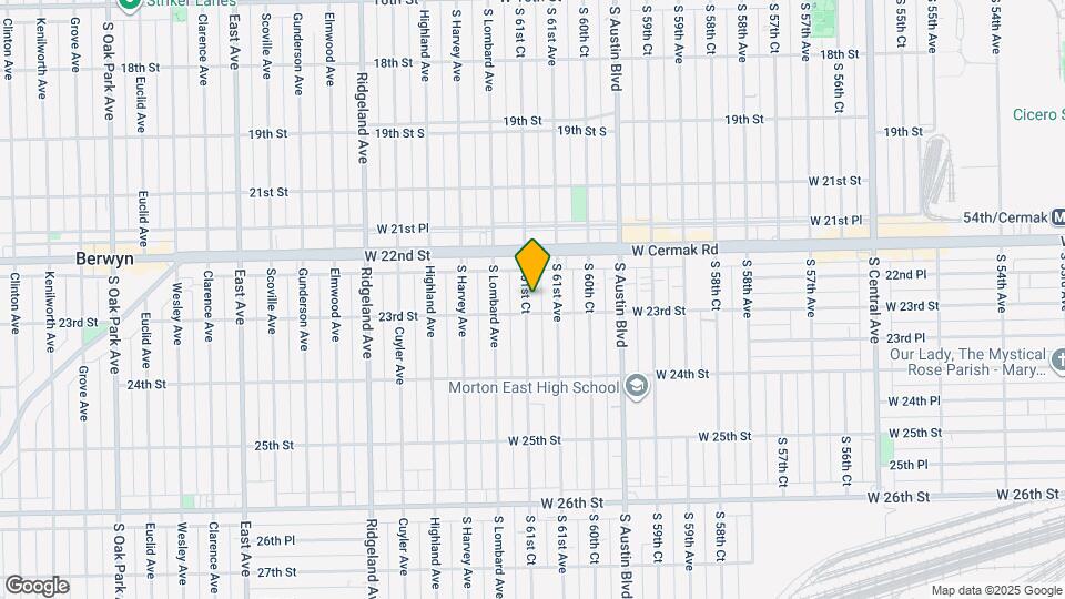 2231 S 61st Ct Map and Location Details