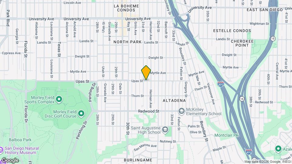 3395 31st St Map and Location Details