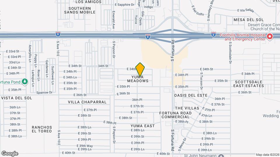 10672 E 35th St Mapa y Detalles de la Ubicación