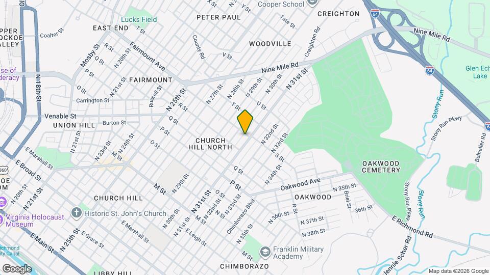 1230 N 31st St Map and Location Details