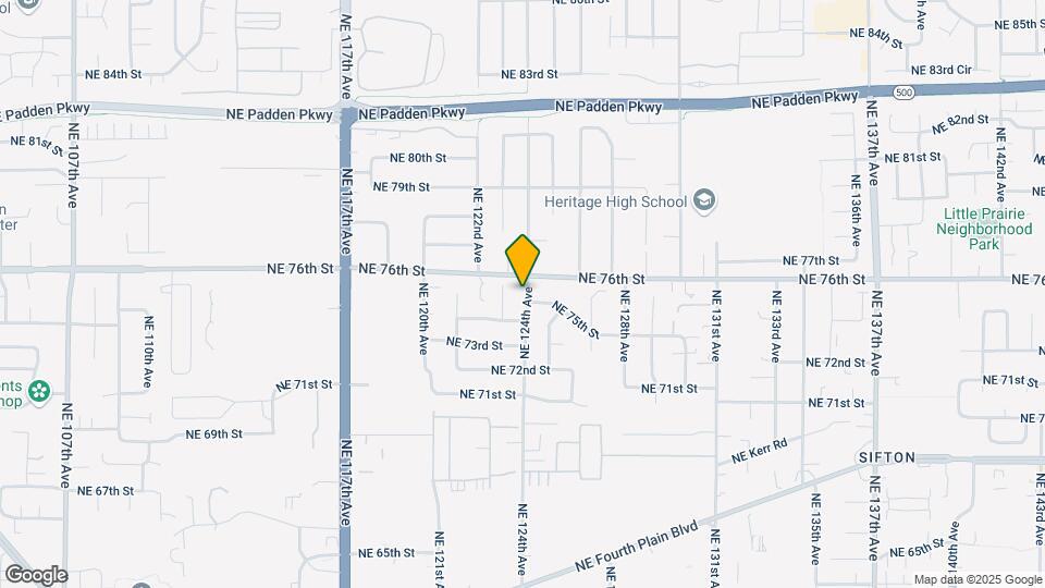 7510 NE 124th Ave Map and Location Details