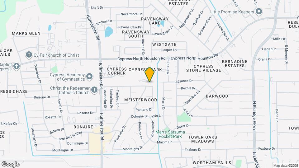 13310 Meisterwood Dr Map and Location Details