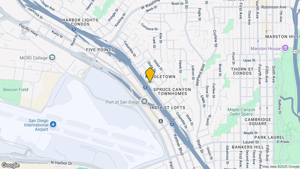 3351-3355 India St Mapa y Detalles de la Ubicación