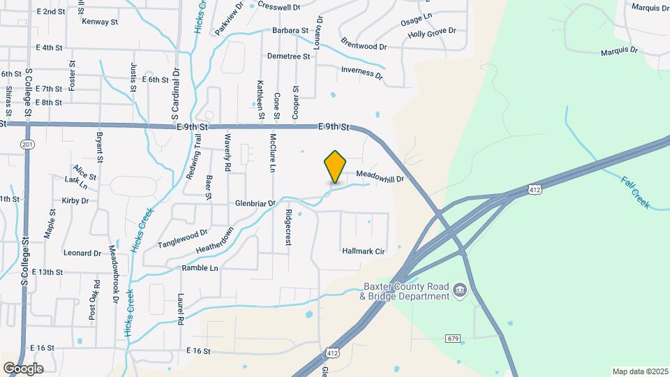 1516 Meadowhill Dr Map and Location Details