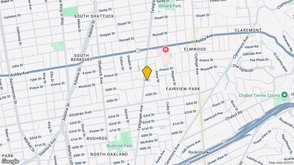 6616 Telegraph Ave Map and Location Details