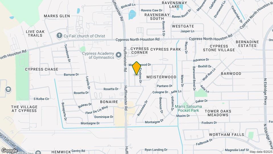 11606 Easterling Dr Map and Location Details
