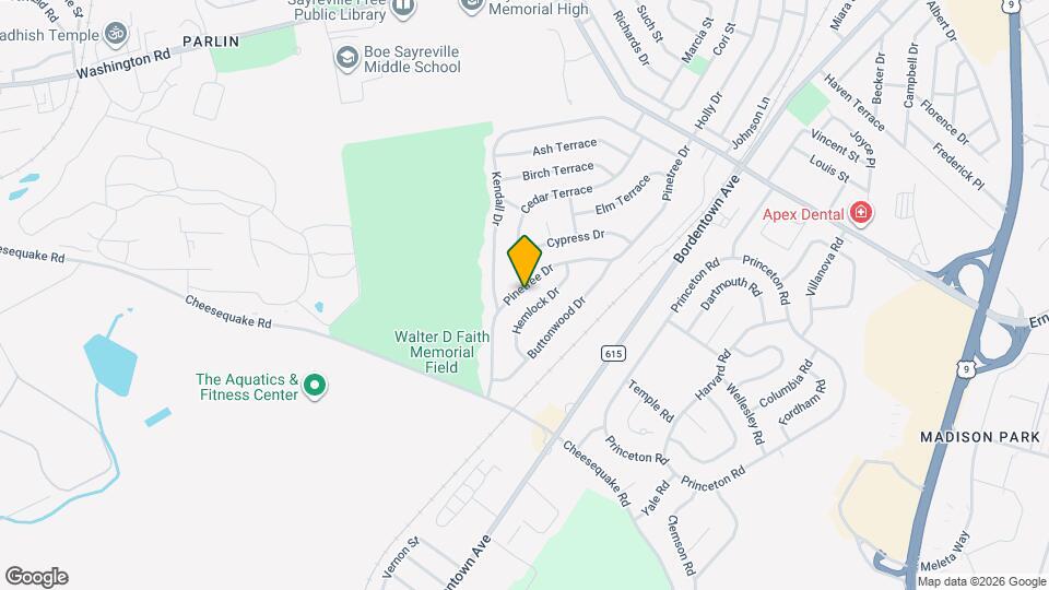 100 Pinetree Dr Map and Location Details