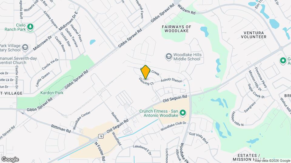 6603 Dancing Ct Map and Location Details