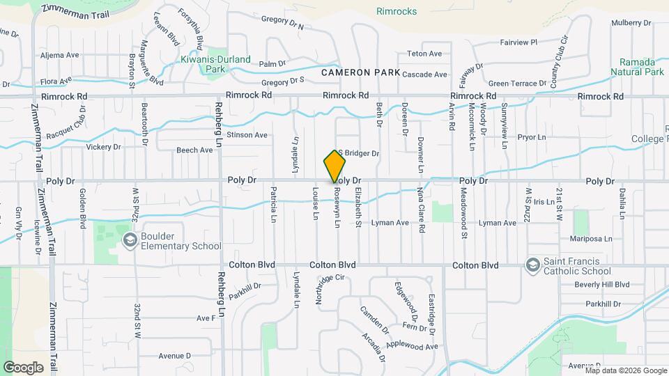 2410 Rosewyn Ln Map and Location Details