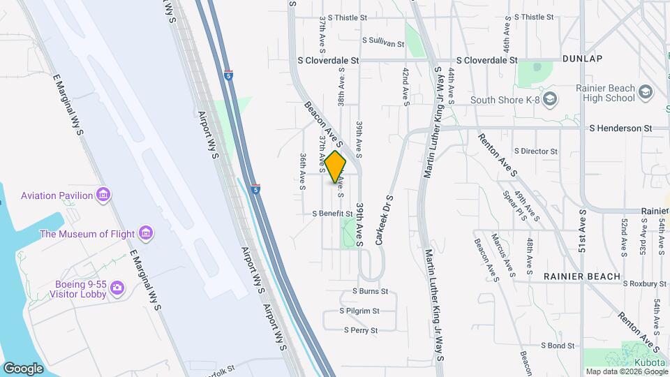 9219 38th Ave. S Map and Location Details