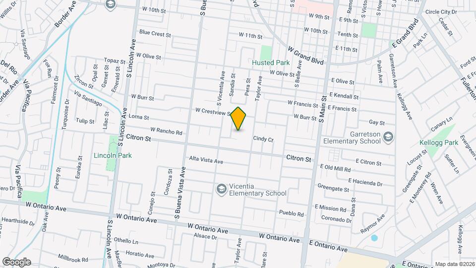 1720 Lorraine Dr Map and Location Details