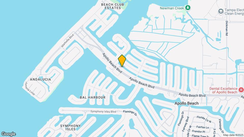 1041 Apollo Beach Blvd Map and Location Details