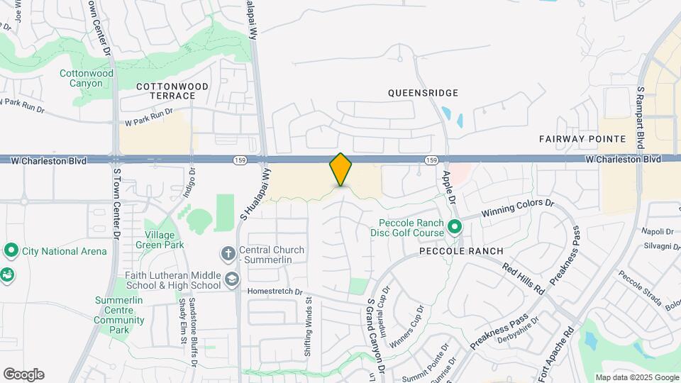 1305 Chaparral Summit Dr Map and Location Details