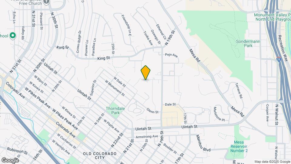 2030 W Yampa St Mapa y Detalles de la Ubicación