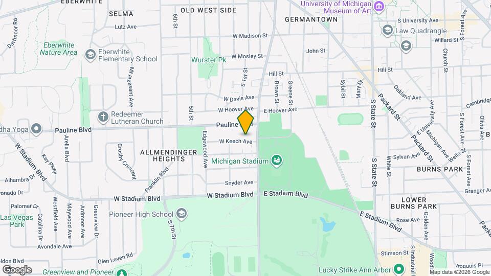 306 W Keech Ave Map and Location Details