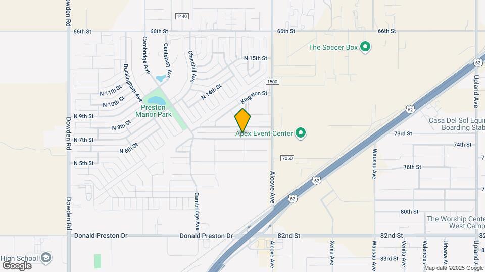 1204 N 7th St Map and Location Details