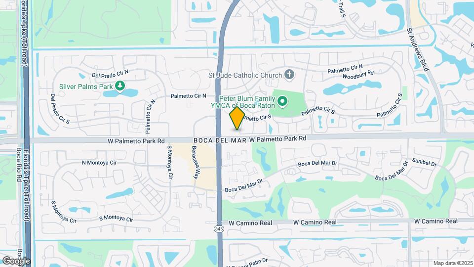 6832 Palmetto Cir S Map and Location Details