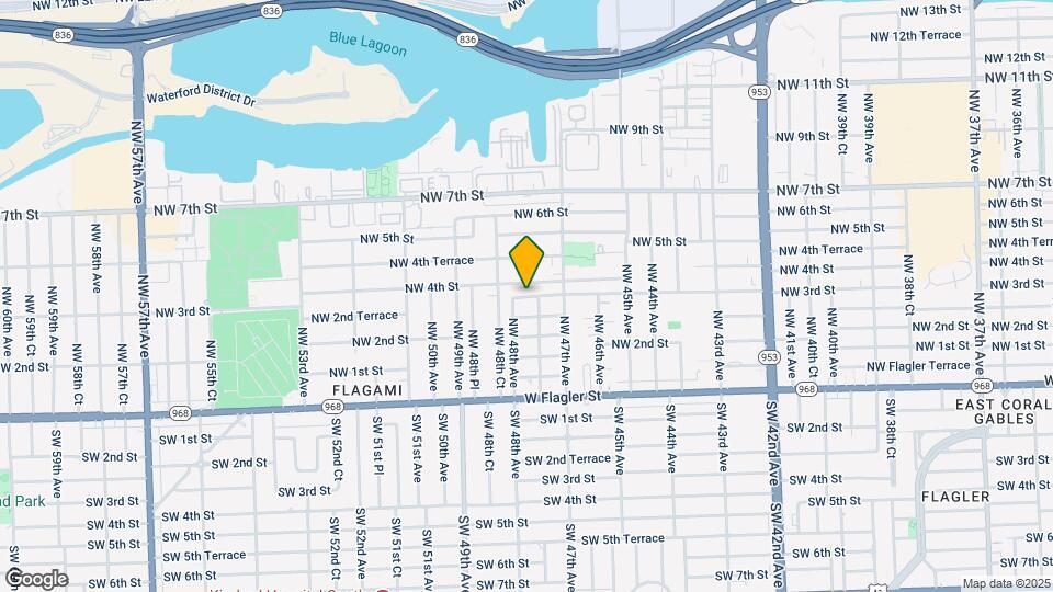 4763 NW 3rd St-Unit -1A Right Side Map and Location Details