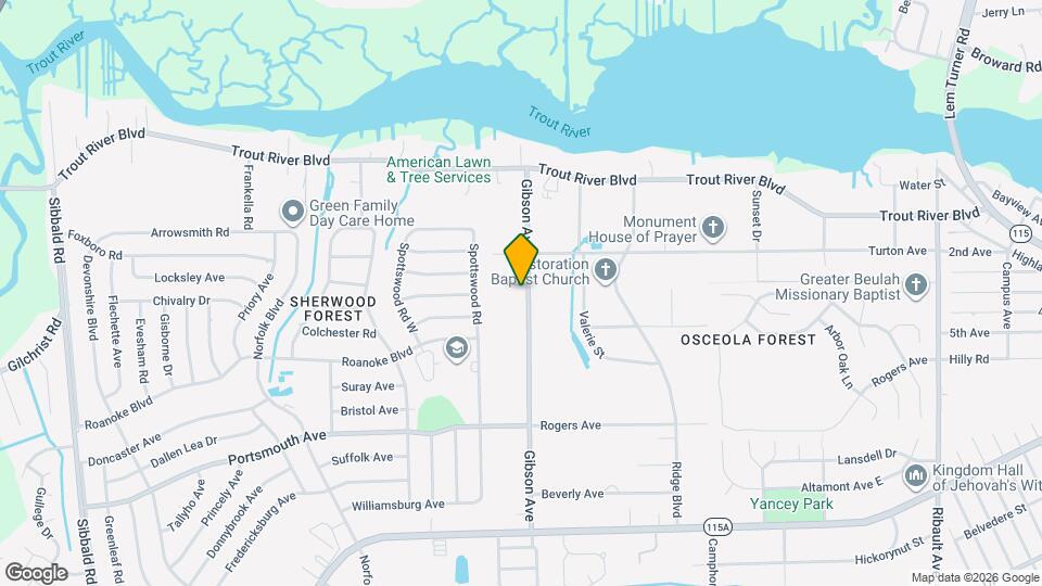 9658 Gibson Ave Mapa y Detalles de la Ubicación