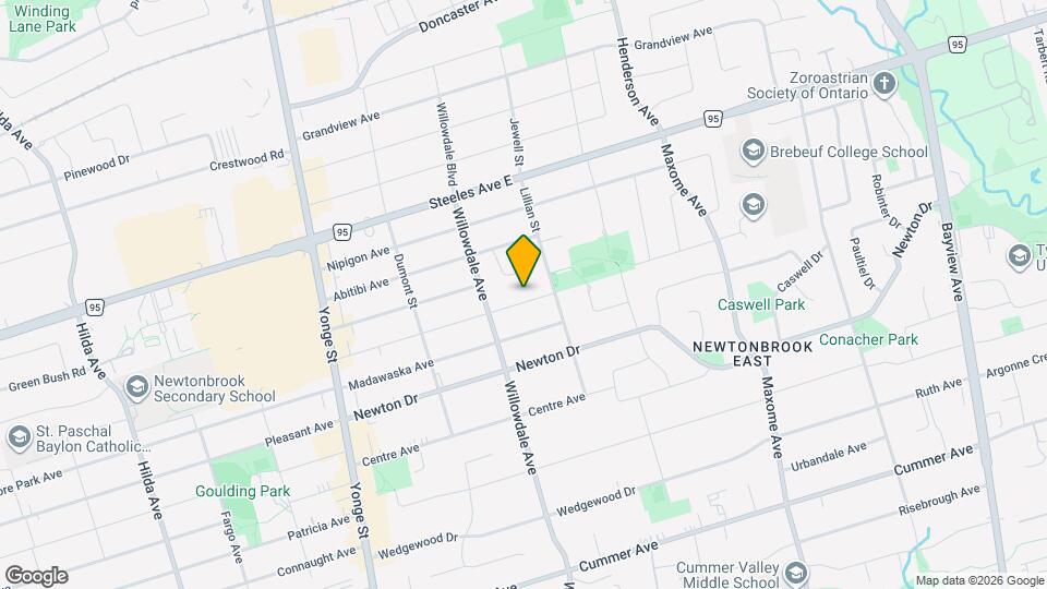 104 Otonabee Ave Map and Location Details