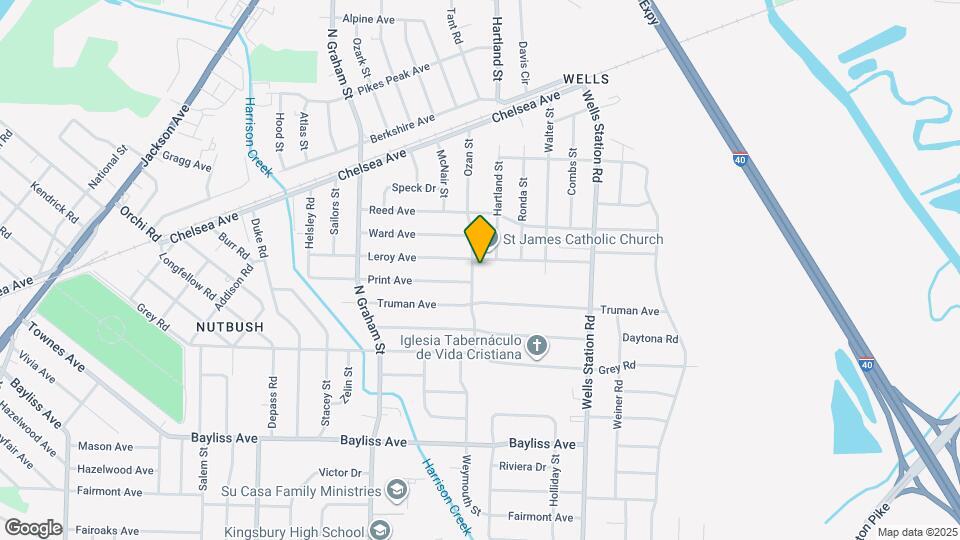 1610 Ozan St Map and Location Details