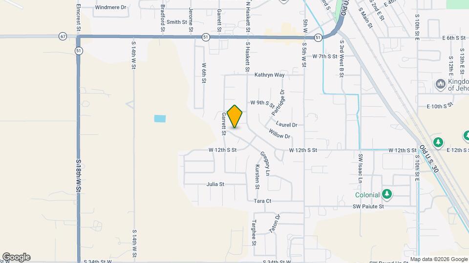 950 Gregory Ln Map and Location Details