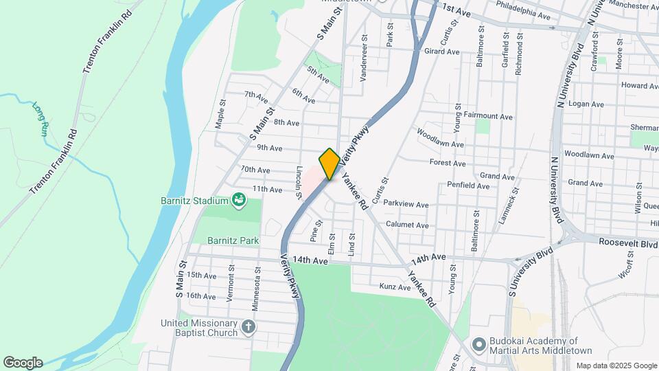 1029 Woodside Blvd Map and Location Details