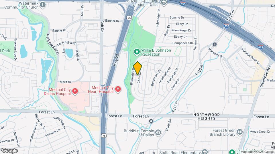 12111 Galva Dr Map and Location Details