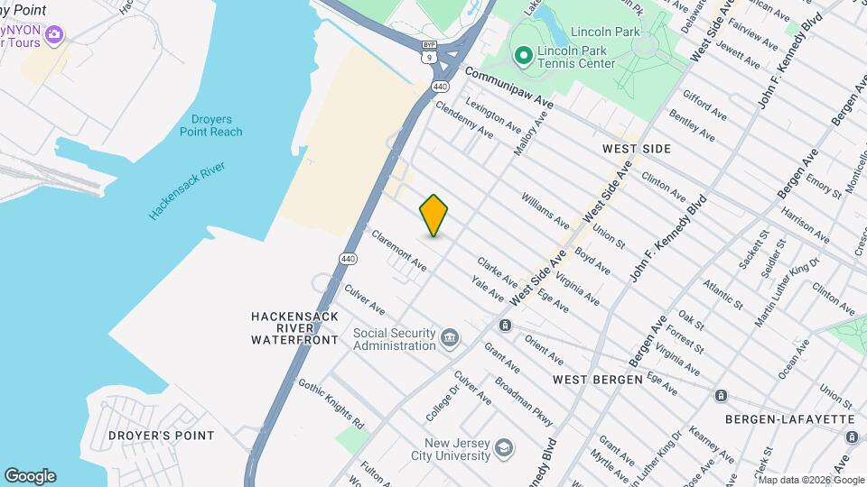 98 Yale Ave Map and Location Details