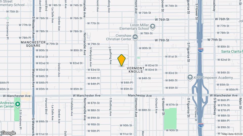 1067 W 83rd St Mapa y Detalles de la Ubicación