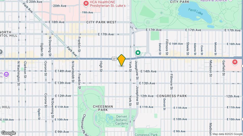 1417 Gaylord St Mapa y Detalles de la Ubicación