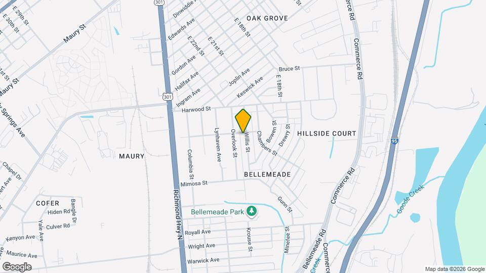 1403 Willis St Map and Location Details