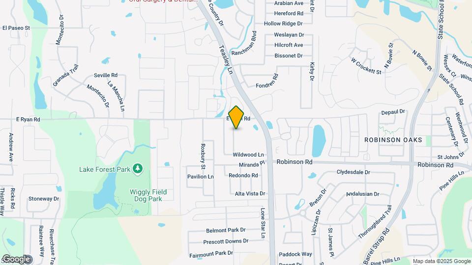 3925 Overlake Dr Map and Location Details