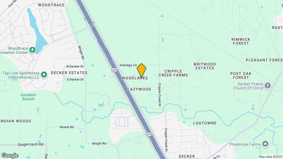12423 Woodlake Ln Map and Location Details