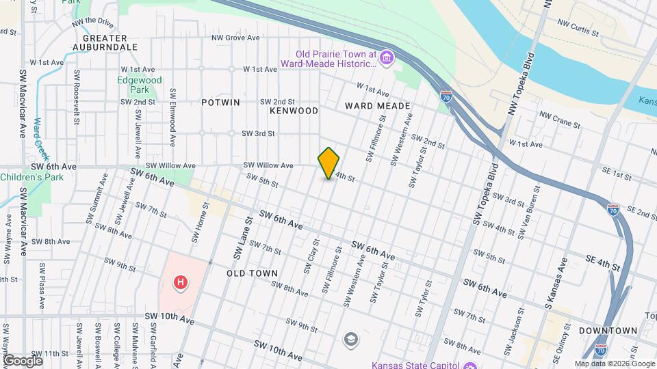 413 SW Clay St Map and Location Details