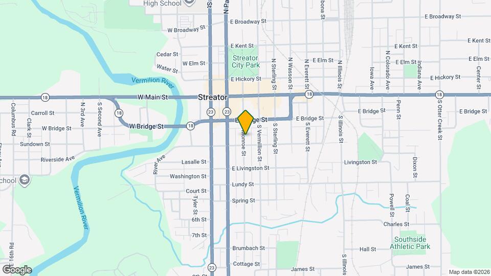215 S Monroe St Map and Location Details