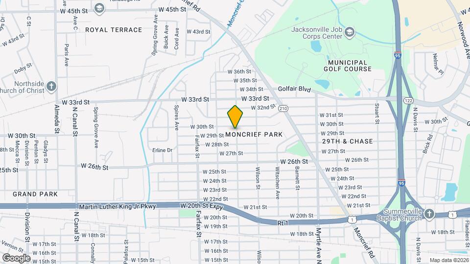 1603 W 29th St Map and Location Details