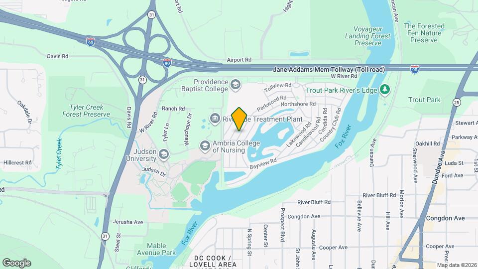 1116 Lake Terrace Rd Mapa y Detalles de la Ubicación