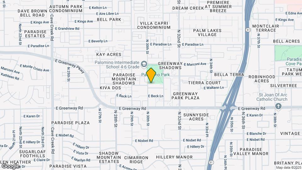 3004 E Waltann Ln Map and Location Details