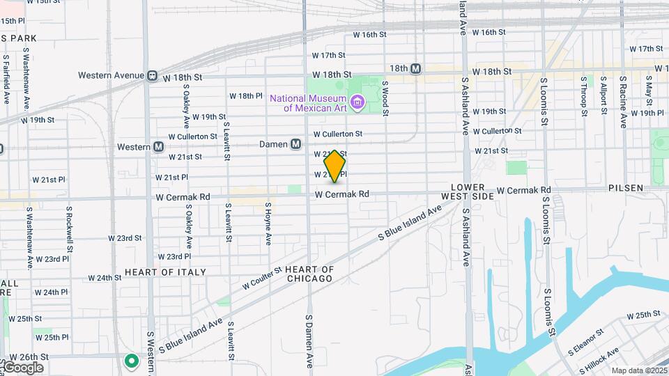 1918 W Cermak Rd Map and Location Details