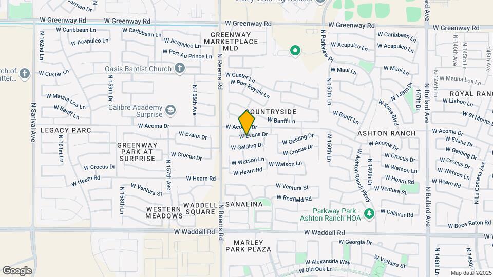 15369 W Evans Dr Map and Location Details