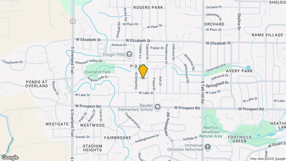 2507 Flintridge Pl Map and Location Details