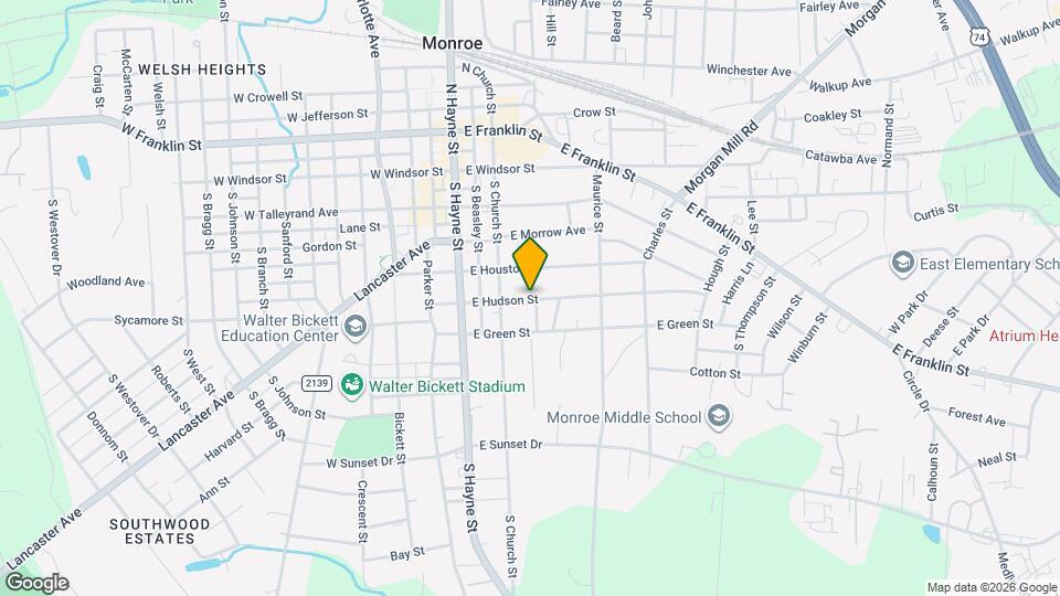 306 E Hudson St Map and Location Details