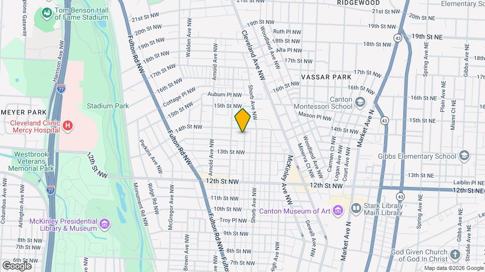 1335 Louisiana Ave NW Map and Location Details