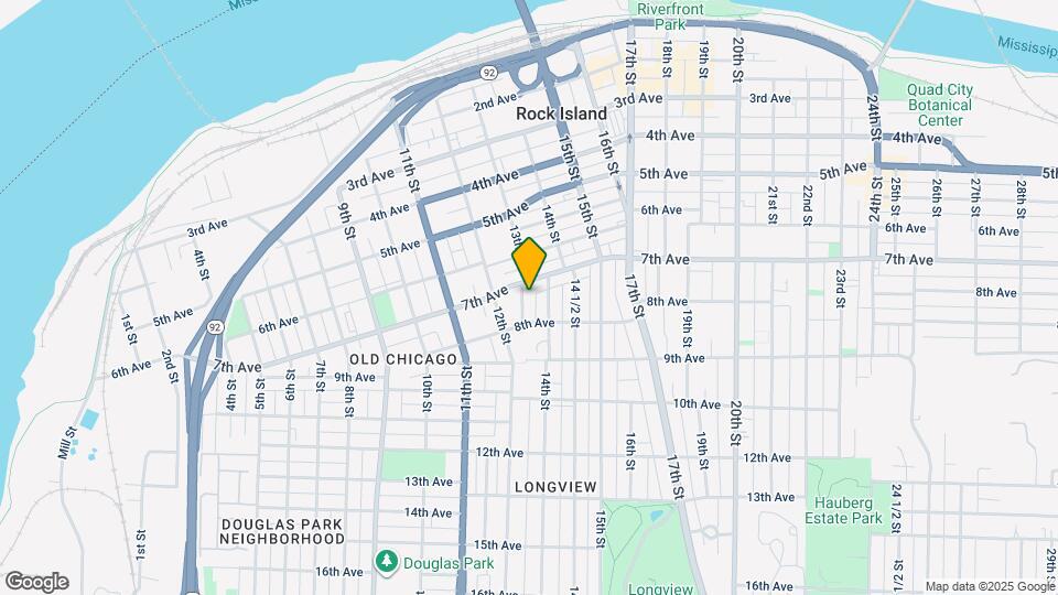 713 13th St Map and Location Details